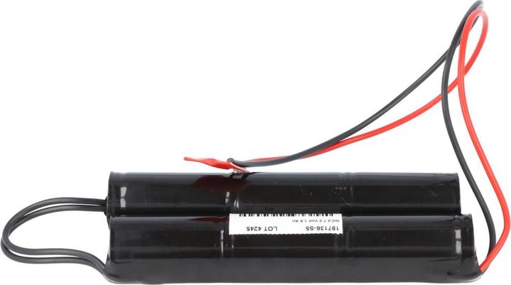 Produktbild AccuCell Akkupack für Not- und Sicherheitsbeleuchtung, 2x3er Stangen mit 10cm Kabelbrücke (1600 mAh, Ladegerät inkl. Akku)