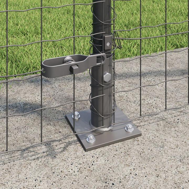 Produktbild VidaXL Zaunpfosten Set aus 104 Grau Beton 3,2 x 3,2 x 83,5 cm
