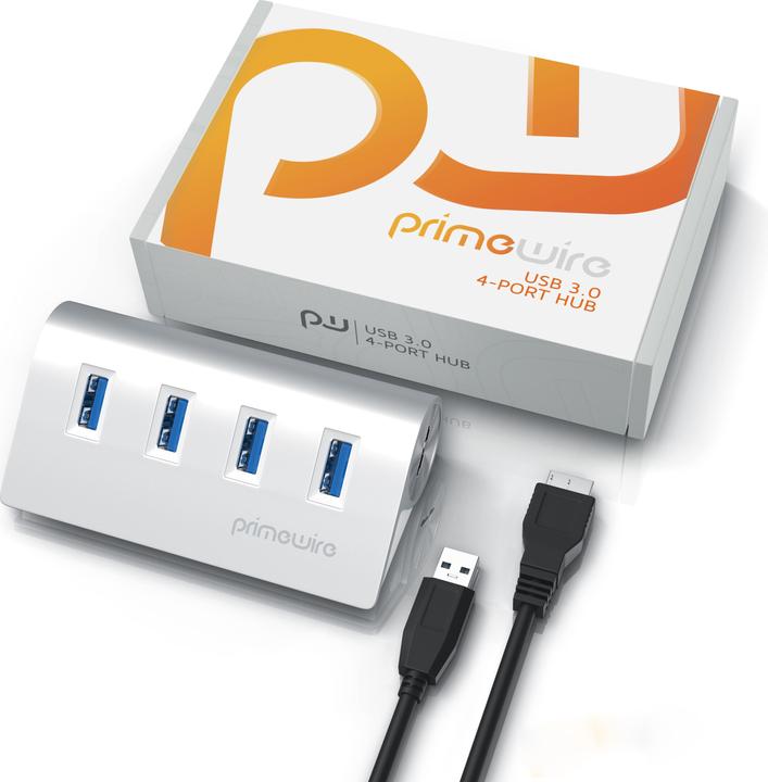 Produktbild Primewire 4 Port USB Hub (USB-A, 4 Ports)