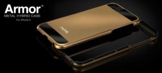 Produktbild More-Thing More. Armor Metal Hybrid Case für iPhone 5 (Apple iPhone 5, Apple iPhone 5s)