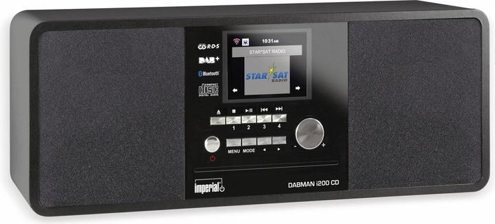 Imperial Dabman i200 CD (Internet radio, DAB+, VHF, FM, Bluetooth, WiFi)