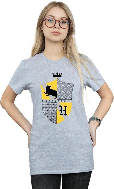 Immagine prodotto Hufflepuff Shield Maglietta Ampia Donna (XL)