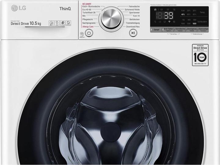 Actual product image LG F6WV710P1 Washing Machine Freestanding Front Loader A (10.50 kg, Left)