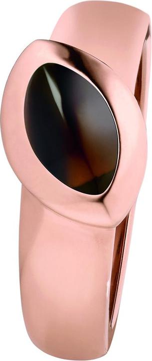Immagine prodotto Xen Anello con quarzo idrotermale marrone placcato oro rosa (58)
