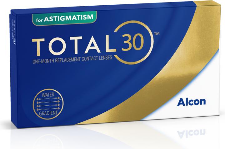 Actual product image Total 30 for Astigmatism (6 Piece, Monthly lens, Toric)