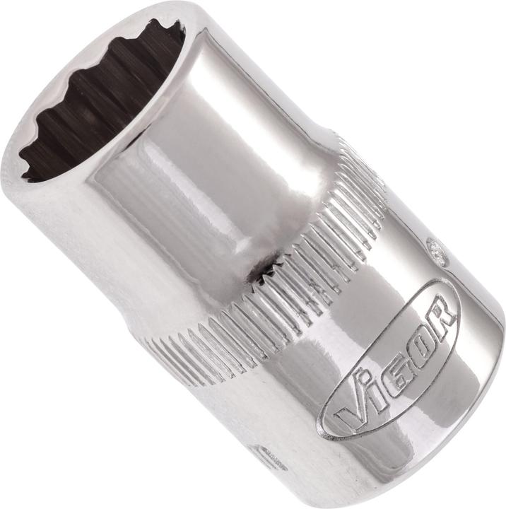 Immagine prodotto Vigor Presa a 12 punti ∙ V7538-11 ∙ Quadrata, cava 10 mm (3/8 di pollice) ∙ Profilo esterno a 12 punti ∙ (11 mm)