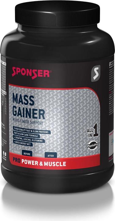 Actual product image Sponser Pro Mass Gainer (Vanilla, 1 pcs., 1200 g)