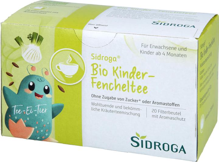 Sidroga Tè al finocchio biologico per bambini (40 g)