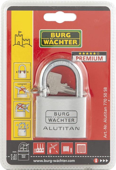 Image du produit Burg Wächter Cadenas 770 30 SB