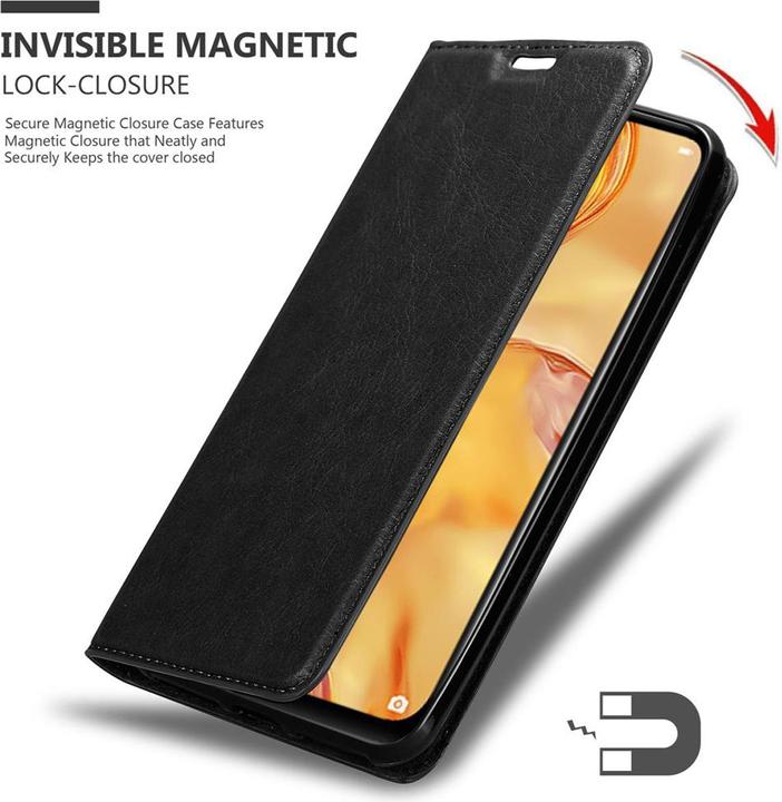 Actual product image Cadorabo Book Invisible Magnet Cover (Huawei Nova 7i, Huawei P40 Lite)