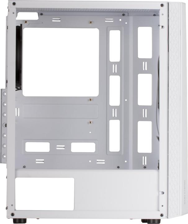 Actual product image Mars Gaming Boitier Moyen Tour ATX MC-ART RGB avec panneaux vitrés (Blanc) (mATX, Mini-ITX, ATX)