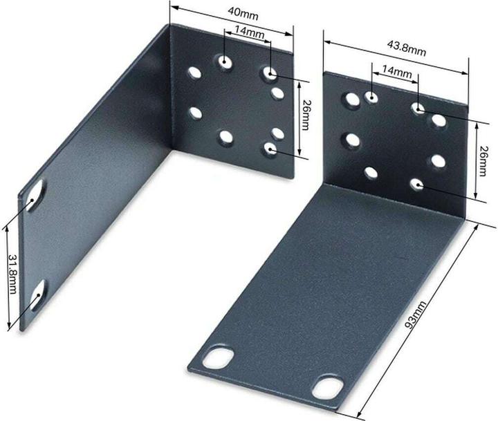 Produktbild TP-Link RACKMOUNT KIT-13 - RackMount Kit-13 - Rack mount bracket kit, 13"