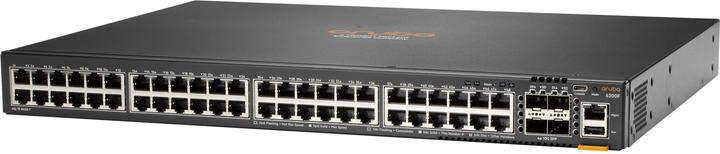 Actual product image HPE E Aruba 6200F Switch 4 SFP+ Ports, ACL, QoS, OSPF Routing, VSF Stacking, Analytics Engine, C (52 ports)
