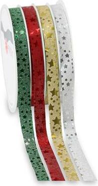 Immagine prodotto Magni Nastro a righe glitterato stella tradizionale 10mmx16m (Borsa da regalo, 21 x)