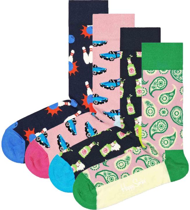 Image du produit Happy Socks Go Bowling Gift Set (paquet de 4, 41 - 46)