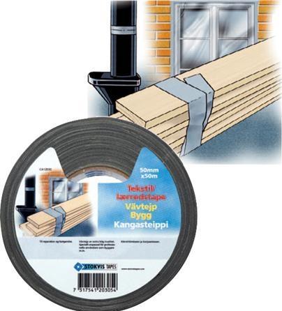Stokvis Tapes STOKVIS Laerredstape Proff. Farve: Sort Bredde: 48mm - Laengde 50m