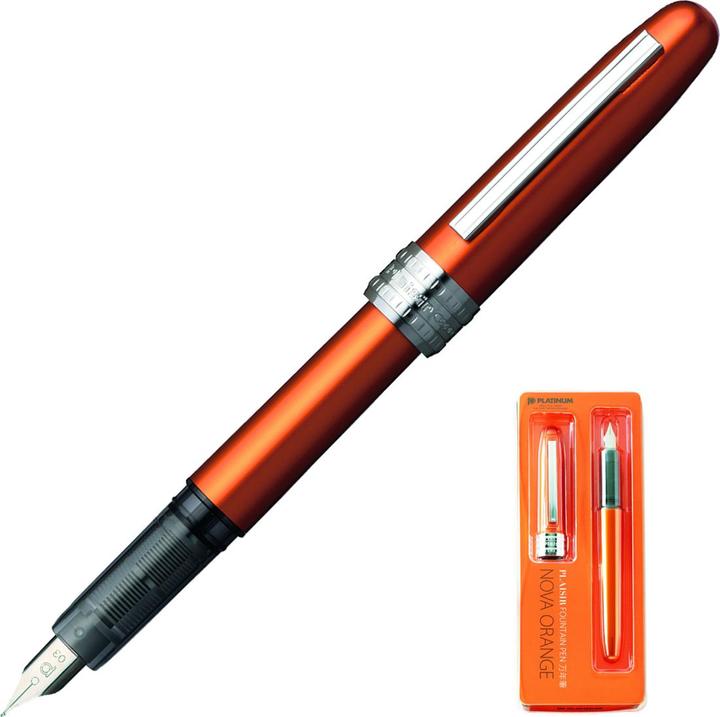 Produktbild Platinum Orangefarbener Plaisir-Füllfederhalter (Orange, 1 x)