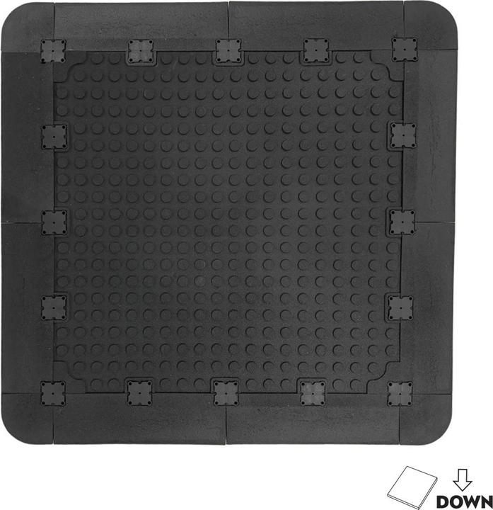 Produktbild Gladiatorfit Abgerundete Ecke für Gummiboden 100x100x2cm für Innen- und Aussenbereich (2 cm)