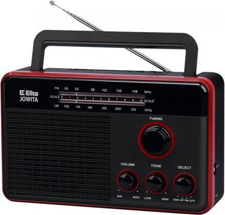 Actual product image Elta Jowita USB Radio Juoda (LW, AM, FM)