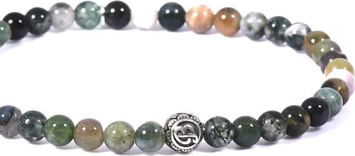 Actual product image Balibay Melinda (18 cm, Moss agate, 925 Sterling silver, Agate, Gemstone)
