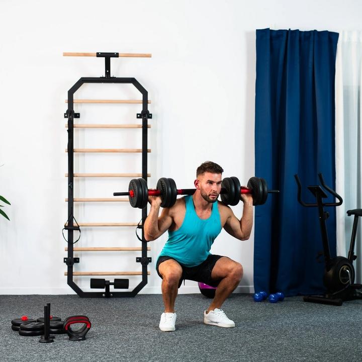 Immagine prodotto HMS SET DI PESI 6IN1 SGN1340 (BILANCIERE MANUBRIO E KETTLEBELL) 40KG (1 x 4 kg)
