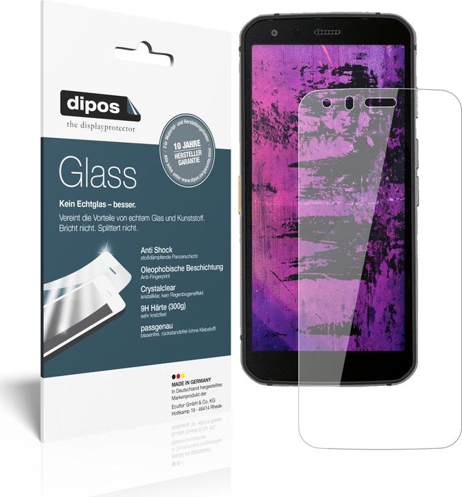 Dipos Displayschutz Anti-Shock (2 Stück, Cat S62 Pro)