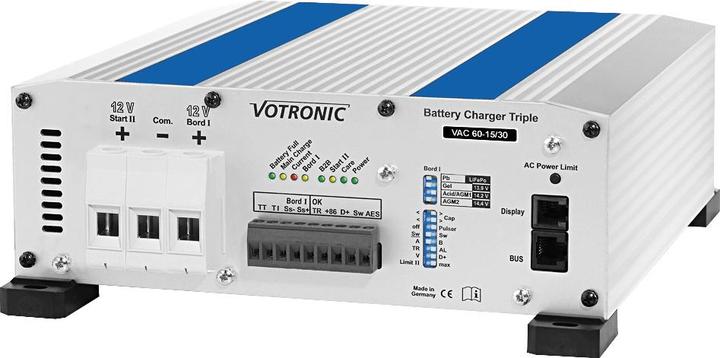 Produktbild Votronic 0666 Battery Charger VAC 60-15/30 Triple CI (12V, 45 A)