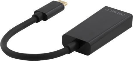 Produktbild Deltaco USBC-DP USB-Grafikadapter Pixel (USB Typ-C)