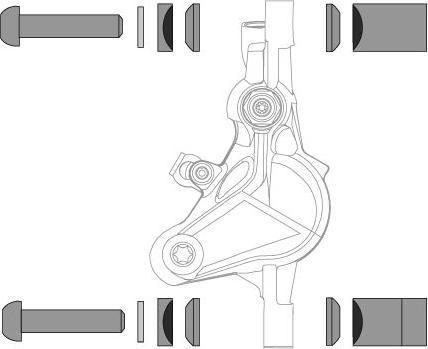 Actual product image Avid Post Spacer XX 20 S (Front 180/Rear 160) Includes Tit