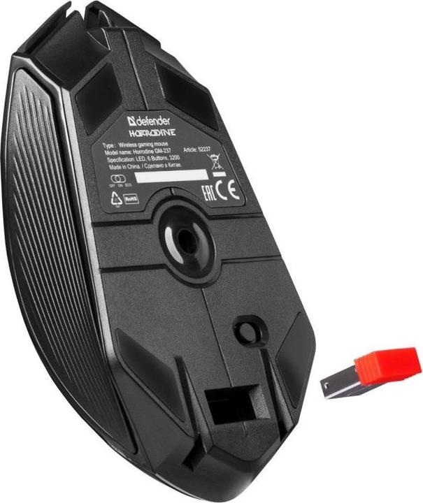 Immagine prodotto Defender MYSZ GM-237 HORRODINE RF 3200dpi 6P CZARNA (Senza fili)