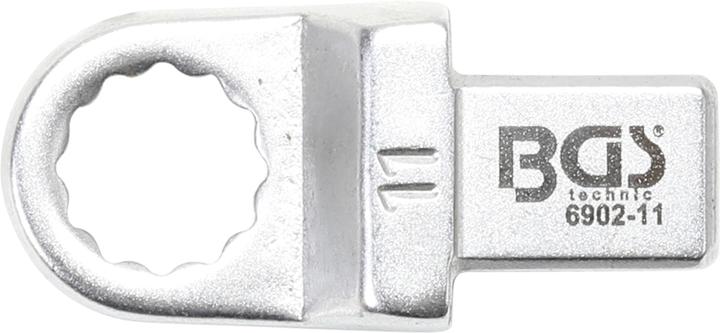 BGS Einsteck-Ringschlüssel 11 mm Aufnahme 9 x 12 mm (11 mm)