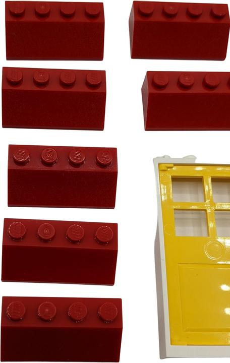 Produktbild LEGO Dachsteine und Türen - gelb - 16 Teile - neu (LEGO Zubehör)