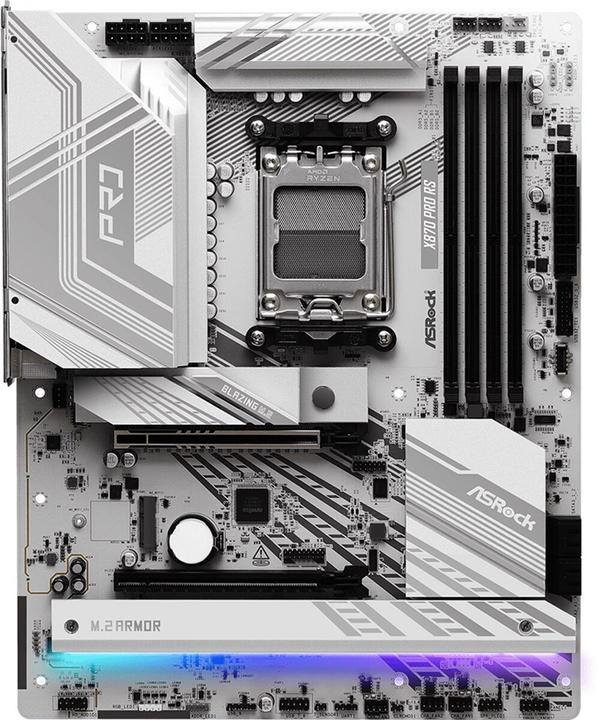 Actual product image AsRock X870 PRO RS (AM5, AMD X870, ATX)