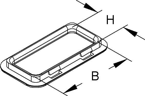 Immagine prodotto Niedax Anello di protezione del cavo (Foro cavo, 7.20 cm)