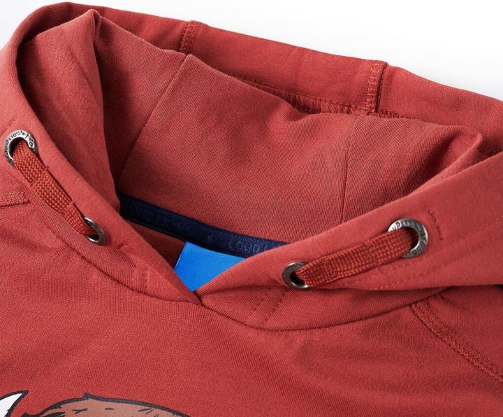 Immagine prodotto VidaXL Maglia con cappuccio per bambini rosso scuro 116,Materiale: 95 (116)