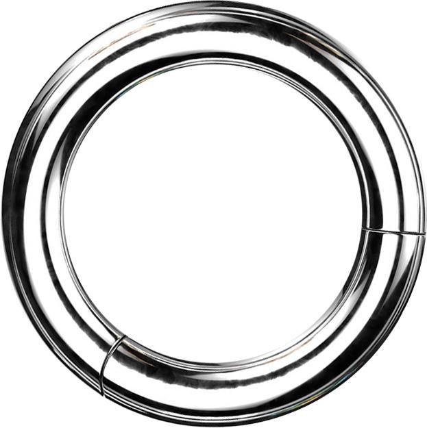 Star Piercing Segmentring klappbar silber (ohne Messing, Titan G23)