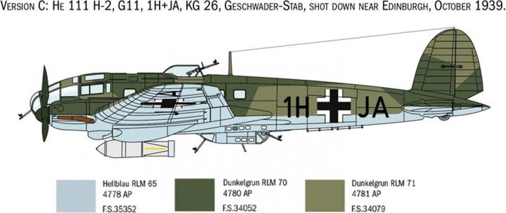 Actual product image 1:72 Heinkel HE-111H-6