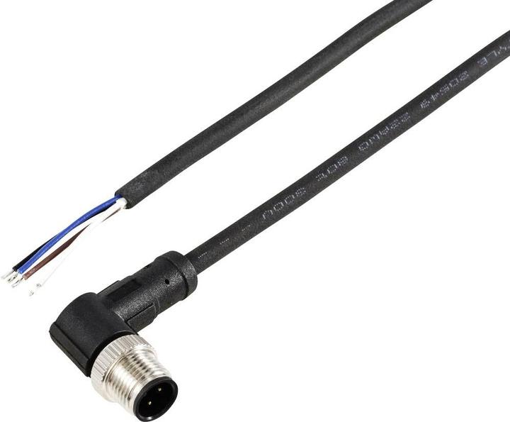 Produktbild Tru Components TC-12833020 Sensor-/Aktor-Anschlussleitung M12 Stecker, gewinkelt