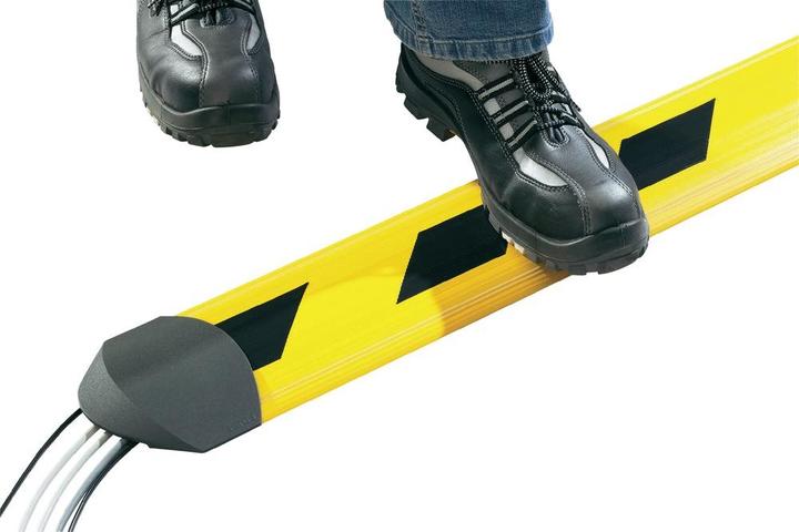 Image du produit Serpa 5.01002.1003 Pont de câble "Security" 1,5m, jaune/noir (Pont de câbles, 150 cm)