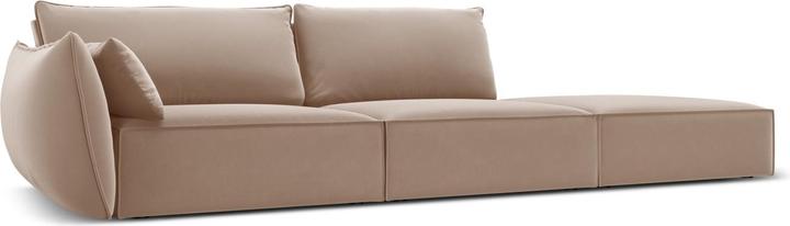 Image du produit Micadoni Canapé Droit Velours, "Kaelle", 4 Places, 264x110x85Fabriqué en Europe (2 places, 3 places, 4 places)