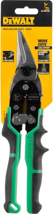 Actual product image DeWalt ERGO Sheet Metal Shears Right (25.50 cm)