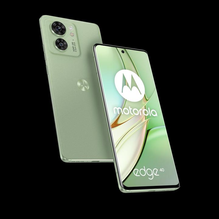 Produktbild Motorola Edge 40 (256 GB, Nebula Green, 6.55", SIM + eSIM, 50 Mpx, 5G)