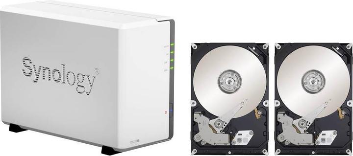 Actual product image Synology NAS Server 6TB (2x3TB) (2 x 3 TB)