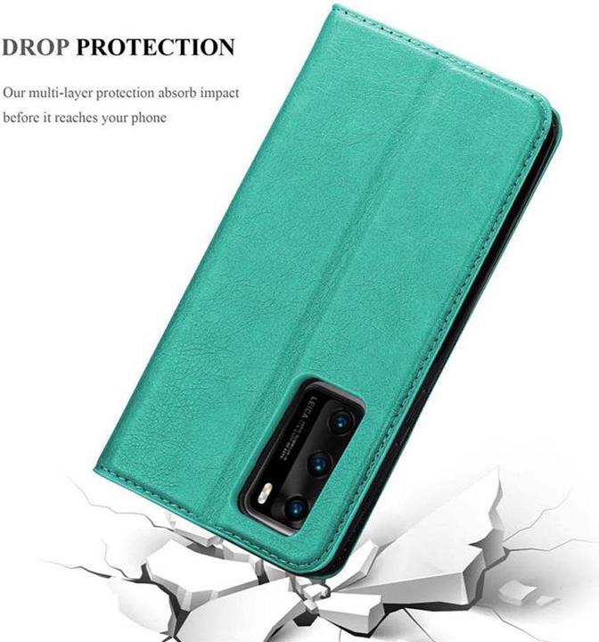 Actual product image Cadorabo Book Invisible Magnet Cover (Huawei P40)