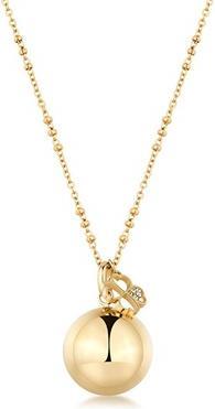 Produktbild Brosway Long Gold-Plated Necklace With Bell Four-Leaf Clover Chakra Bhkn155