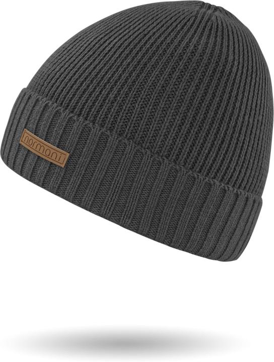 Image du produit Normani Ensemble d'hiver en laine mérinos écharpe et bonnet lisse Yuma - 9115