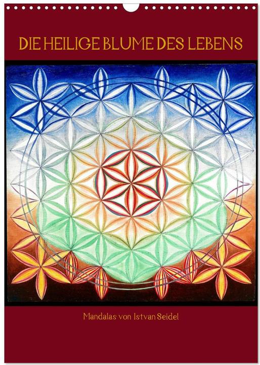 Produktbild Die heilige Blume des Lebens - Mandalas von Istvan Seidel (Wandkalender 2025 DIN A3 hoch) (A3, Deutsch)