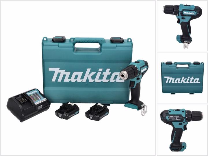 Produktbild Makita Akku-Bohrschrauber DF333DWAE 10,8V 2x2,0Ah (Akkubetrieb)