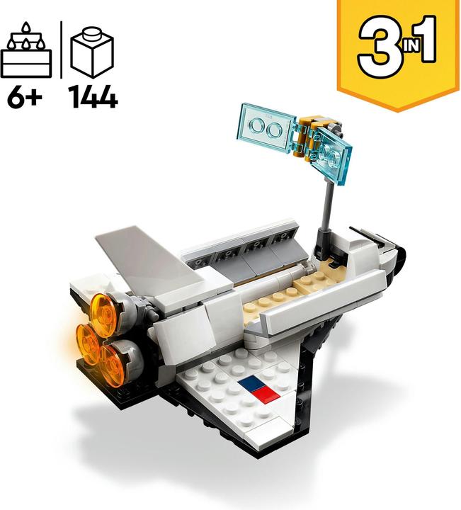 Image du produit LEGO 31134 Navette spatiale (31134, LEGO Creator 3-in-1)