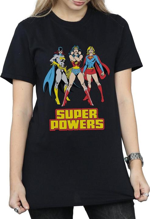 Produktbild DC Super Hero Girls Super Power Group Baumwolle Boyfriend TShirt (XL)
